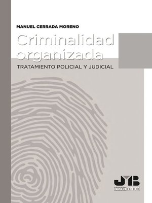 cover image of Criminalidad organizada